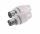 Vivanco 4.5mm/7.5mm Coax Adapter