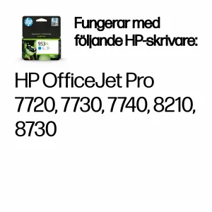 HP 953XL High Yield Cyan Original Ink Cartridge