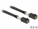 DeLOCK 0.5m, Mini SAS HD x 4 SFF 8643