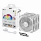 ASUS TUF GAMING TR120 ARGB REVERSE 3IN1 White #9