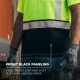 Cylinda GloWear 8286BK Class 2 Essential Hi-Vis T-Shirt with Black Bottom, 5X-Large, Lime #3