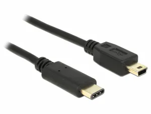 DeLOCK 2m, USB2.0-C/USB2.0 Mini-B