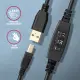 Axagon ADR-215B USB 2.0 A-M -> B-M active connecting/repeater cable 15m #4
