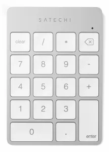 Satechi ALUMINUM RECHARGEABLE BT KEYPAD SILV. GR