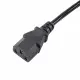 Akyga AK PC di 03 A verlaengerungs Stromkabel, 1,8 m per PC, stampante, Schermi NERO #3