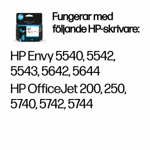 HP 62 Tri-color Original Ink Cartridge