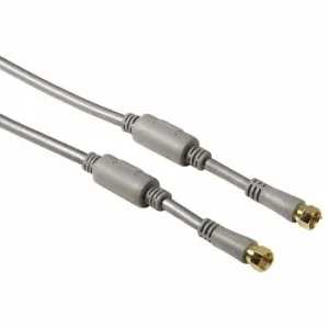 Hama Satellite Connection Cable, F-plug - F-plug, 100 dB, 1.5 m