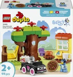 LEGO DUPLO Pizza Girls with Muffin and Bluey