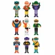 Wild & Wolf "Magnetic Dress Up Superheroes - Gioco magnetico ""Supereroi""" #3