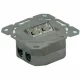 VALUE Cat.6a Flush Mount Wall Jack, STP, horizontal white #2