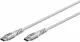 Goobay KAB USB-C (ST-ST) 2m Verbindungskabel Textilmantel White #3