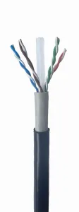 Gembird CAT6 UTP LAN outdoor cable solid 305m black