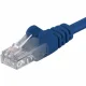 PremiumCord Patch kabel UTP Cat5e 25cm modra