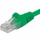 PremiumCord Patch kabel UTP Cat5e 1.5m zelena