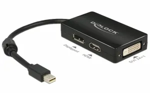 DeLOCK 0.16m DisplayPort/Displayport + HDMI + DVI