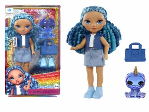 MGA Entertainment Rainbow High Littles Dolls- Sapphire (Blue)