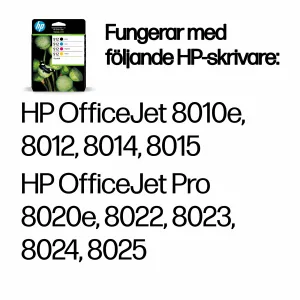 HP 912 4-Pack CMYK(4) Original Ink Cartridge Combo