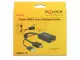 DeLOCK 0.245m HDMI+USB2.0-A/DisplayPort #2