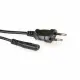 ACT Powercord Euro male - C7 female black 1.5 m