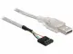 DeLOCK Cable USB 2.0-A male to pin header