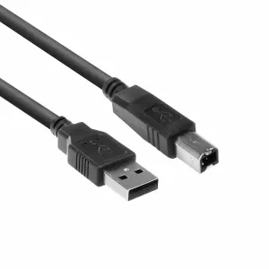 ACT USB 2.0 A male - USB B male 1.00 m