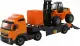 Polesie Volvo PowerTruck trailer truck + Fork lift + Construction set SuperMix-30 on pallet (tray) #2