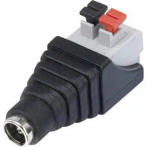 Conrad QT-DC2.1F Connettore a perforazione disolante Presa dritta 5.5 mm 5.5 2.1 1 pz.