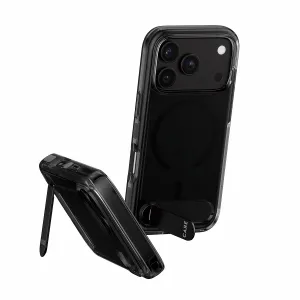 PanzerGlass CARE by PanzerGlass Kickstand Case Smokey w. Black MagSafe iPhone 2026 Pro 17 Pro