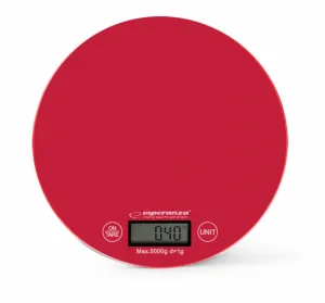 Esperanza Digital Kitchen Scale Mango Red