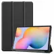 eSTUFF Galaxy Tab S8+/S7+/S7 FE HOUSTON Folio Case. Black PU leather front with hard PC backside