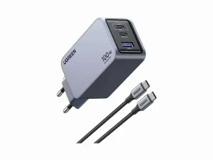 Ugreen Nexode Pro EU 3-Port GaN PD Fast Charger With USB-C Cable