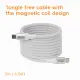 CLUB3D CLUB 3D USB-C Magnetic-Coil Cable White #3