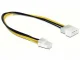 DeLOCK 0.3m P4/Molex 4-pin