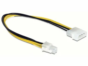 DeLOCK 0.3m P4/Molex 4-pin