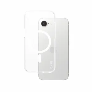 PanzerGlass CARE by PanzerGlass Urban Combat Case Transparent w. White Qi Compatible iPhone 17e 16e