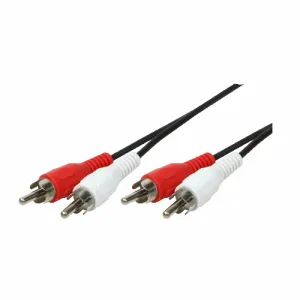 LogiLink 2xRCA - 2xRCA, 2.5m