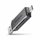 Axagon CRE-DAC USB-C+ USB-A 5 Gbps MINI card reader 2-slot & lun SD/microSD