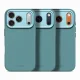 Decoded Silicone Backcover Apple iPhone 17 Pro Retro Blue #9