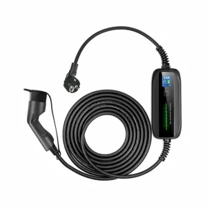 Extralink Portable electric car charger Extralink BS-PCD030 16A 3.6kW Schuko 1 phase, 5.5m, LCD display, IP67