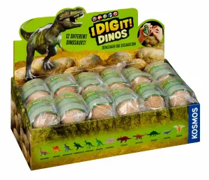 Kosmos I Dig It! Dino Eggs - Display (24 stuks - assorti)