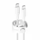 PanzerGlass empower by PanzerGlass Racing 60W USB-C to USB-C Cable USB 2.0 2M Silver White
