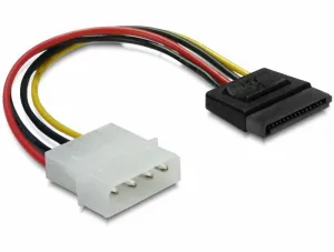 DeLOCK Cable Power SATA HDD > 4pin male - straight