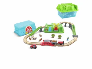 Hape Countryside Train Bucket Set