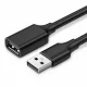 Ugreen USB A To Female Extension Cable Black 1M