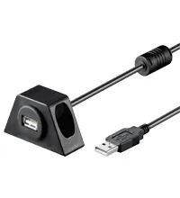 Goobay USB2.0 AA 200 CLIP II, 2m
