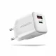 Axagon ACU-PQ30W PD3.0 & QC4+ 2xOUTPUTS wall charger 30W