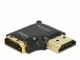 DeLOCK HDMI-A/HDMI-A, F/M, 90°