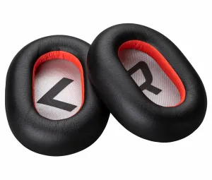 HP Poly Voyager 8200 Black Leatherette Ear Cushions (2 Pieces)