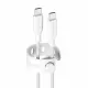 PanzerGlass empower by PanzerGlass Racing 240W USB-C to USB-C Cable USB 2.0 2M Silver White