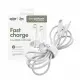 PanzerGlass empower by PanzerGlass Racing 240W USB-C to USB-C Cable USB 2.0 2M Silver White #5